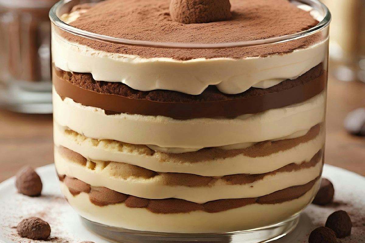 Cosa succede al tiramisù quando diventa un dolce caldo cotto al forno dal sapore intenso