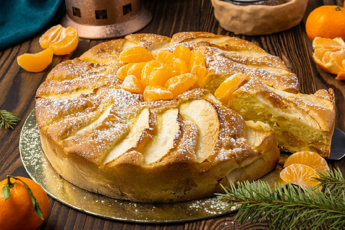 La torta di mele e mandarini: un dolce tradizionale che riduce gli sprechi in cucina